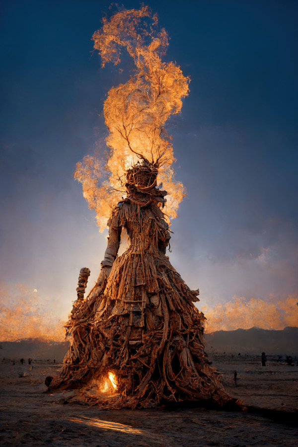 colossal female wood bonfire at sunse 20x30 copysm scaled • Shops