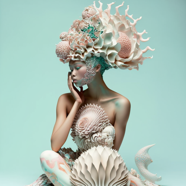 BossMom modern sculpture exotic woman with seashells and coral 8ec54f6f 5754 4b53 a46d 14be6bcbfca6 • Shops