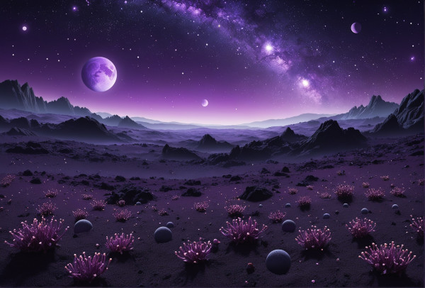 Purple Horizon in a dream world
